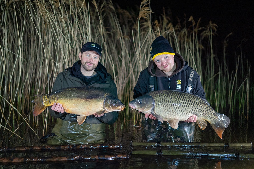 Doppelfoto von Fisch Nr.1 und 2.